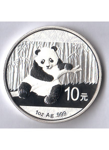 2014 - CINA Panda Argento 10 Yuan 1 Oncia
